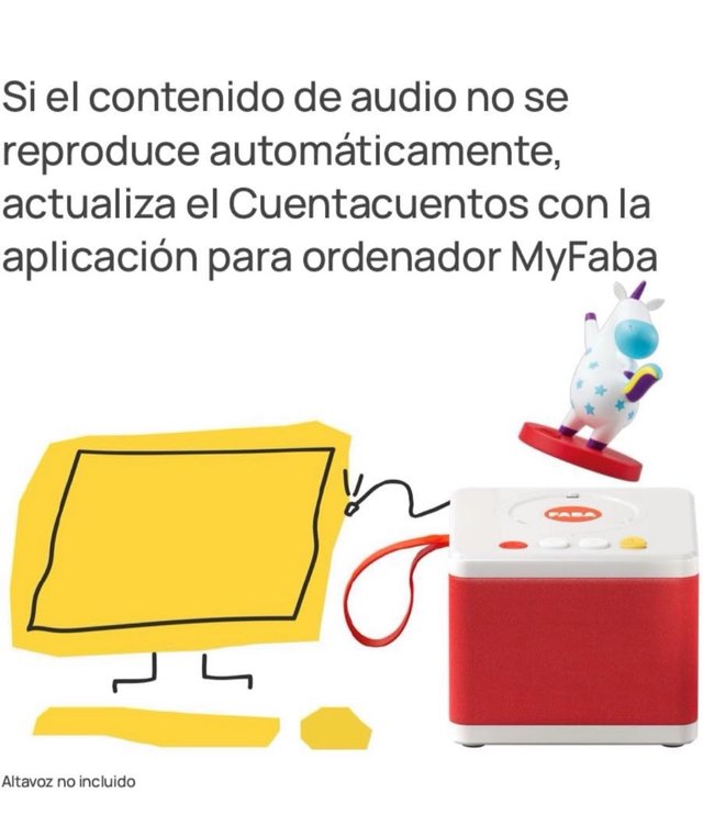 FABA El Unicornio Feliz Personaje Sonoro Español
