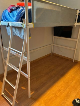 Cama alta 90cm Ikea