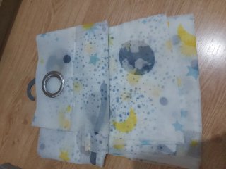 Cortinas infantiles estrellas y planetas