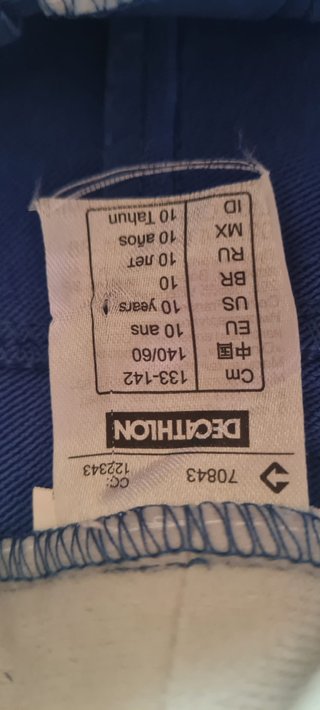 Lote 2 Pantalones Trekking Niño Talla 10 Años