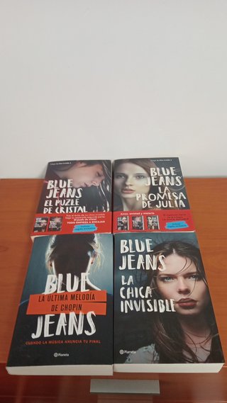 Lote 4 libros Blue Jeans chica invisible + Chopin