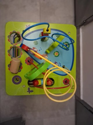 Cubo Actividades Montessori Hape Madera