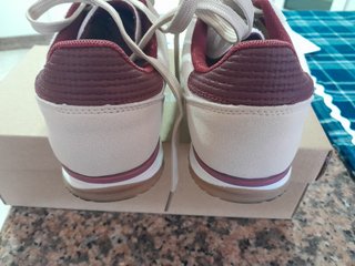 Zapatillas Bubble Kid Beige/Rojo Talla 36