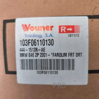 PILOTO INTERMITENTE IZQUIERDO BMW SERIE 3 NUEVO 103F06110221