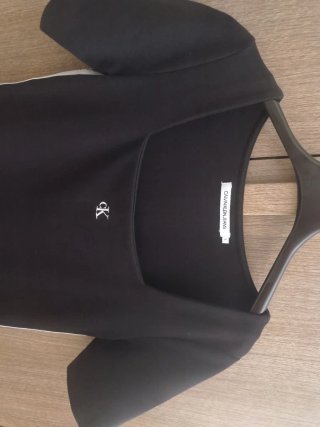 Vestito Calvin Klein Jeans nero elasticizzato