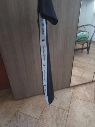 Vestito Calvin Klein Jeans nero elasticizzato