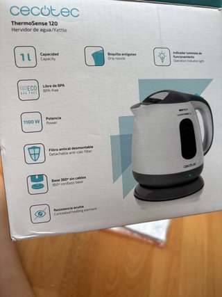 Hervidor Cecotec 1L-en su caja original,a estrenar