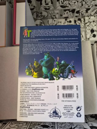 Set Pin VHS Monsters Inc. Disney Pixar