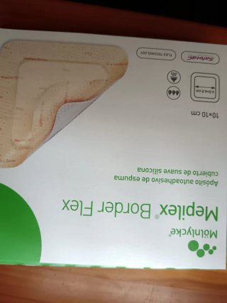 Mepilex Border Flex Apósito 10x10 cm