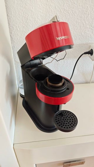 Cafetera Nespresso Vertuo Nex Roja