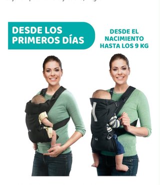 Mochila Portabebés Chicco Easy Fit Negra