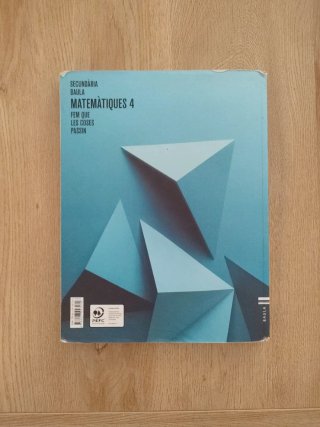 Matemàtiques, 4, Secundària Baula