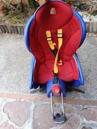 Silla bici niño azul y rojo