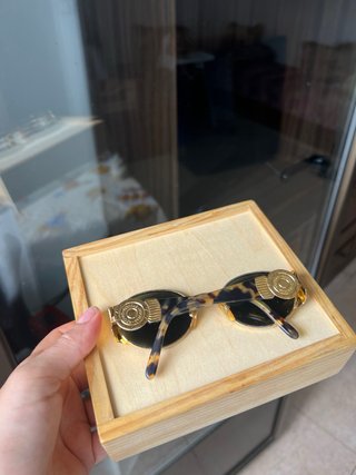 Gafas Rochas Paris Marrón y Dorado