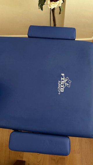 CAMILLA PLEGABLE DE ALUMINIO 3 CUERPOS COLOR AZUL