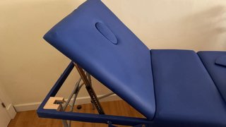 CAMILLA PLEGABLE DE ALUMINIO 3 CUERPOS COLOR AZUL