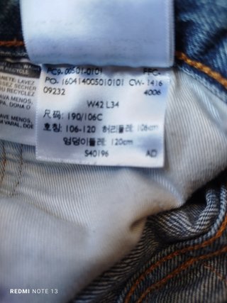 Pantalón vaquero Levi's azul