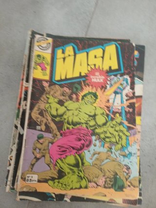 Varios comics 9 de mandrake el javanes la masa
