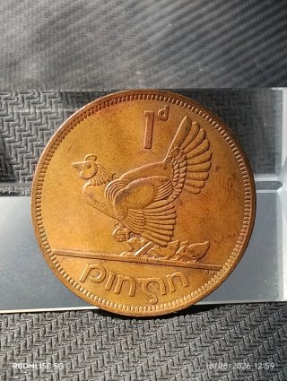 Moneda Antigua Irlanda 1968