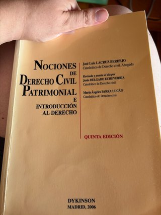 Nociones derecho civil patrimonial