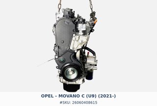 Motor Opel Movano 2.2 Nuevo con 0 kilómetros