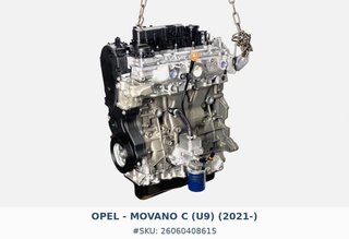 Motor Opel Movano 2.2 Nuevo con 0 kilómetros
