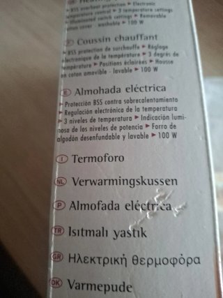 Almohadilla eléctrica Beurer TM 22