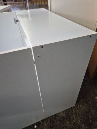 Mueble de cocina blanco