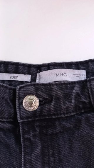 Pantalón corto tejano negro
