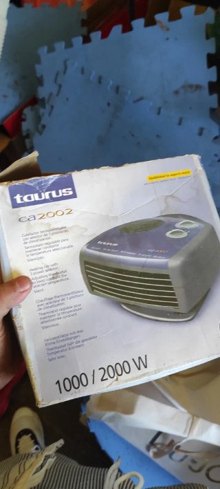 Calefactor Taurus CA2002 1000/2000W