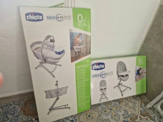 Cuna trona hamaca bebé Chicco 4en1