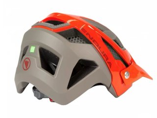 Casco Enduro Rojo y Gris