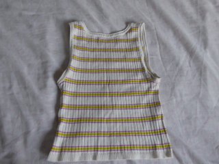 Top de rayas blanco, verde y rosa Talla XS