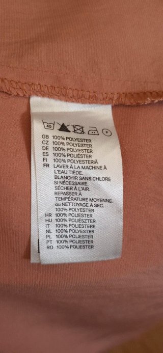 Vestido H&M satinado rosa tirantes