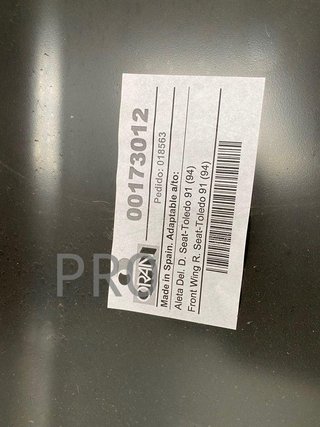 Aleta Seat Toledo 1 173012 Nuevo
