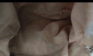 Bolso pelo Stradivarius beige