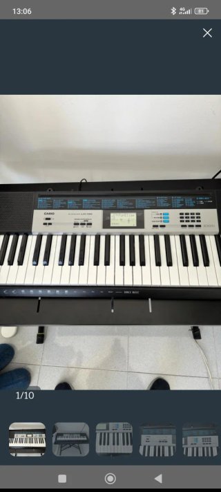 Teclado Piano Casio LK con Luces Impecable