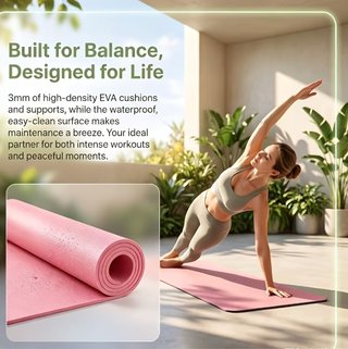 Esterilla Yoga/Pilates Rosa
