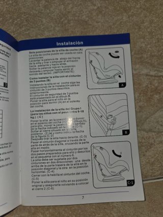 Silla coche Grupo I y II