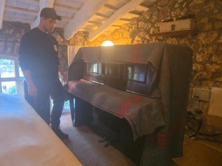 Transporte de pianos, mudanzas y materiales pesado