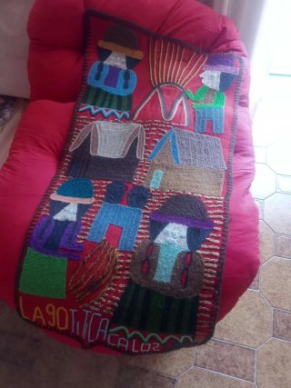 Tappeto Andino Tessuto Multicolore