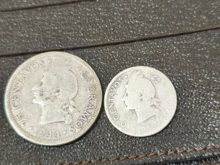 Monedas de plata República Dominicana