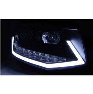 Faros Volkswagen T6 LED Fondo Negro