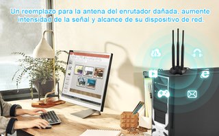 Antena WiFi Dual Band RP-SMA 2.4/5/5.8 GHz