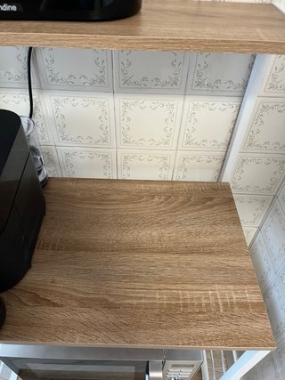 Estantería de madera y metal WOLTU