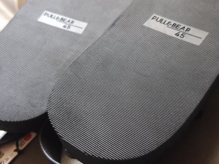 Sandalias negras hombre