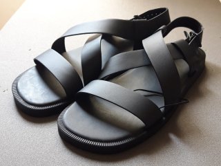 Sandalias negras hombre
