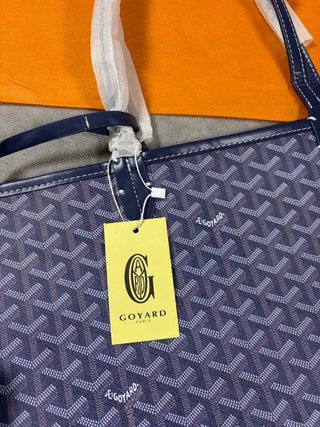 Bolso Goyard Grande Mujer Azul/Morado
