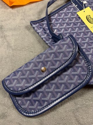 Bolso Goyard Grande Mujer Azul/Morado