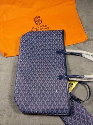 Bolso Goyard Grande Mujer Azul/Morado